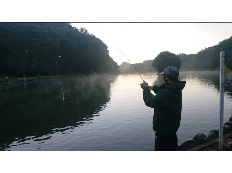 [Akiruno City, Tokyo] Near Hachioji, near Akiruno Interchange, rainbow trout fishing lure experience_image