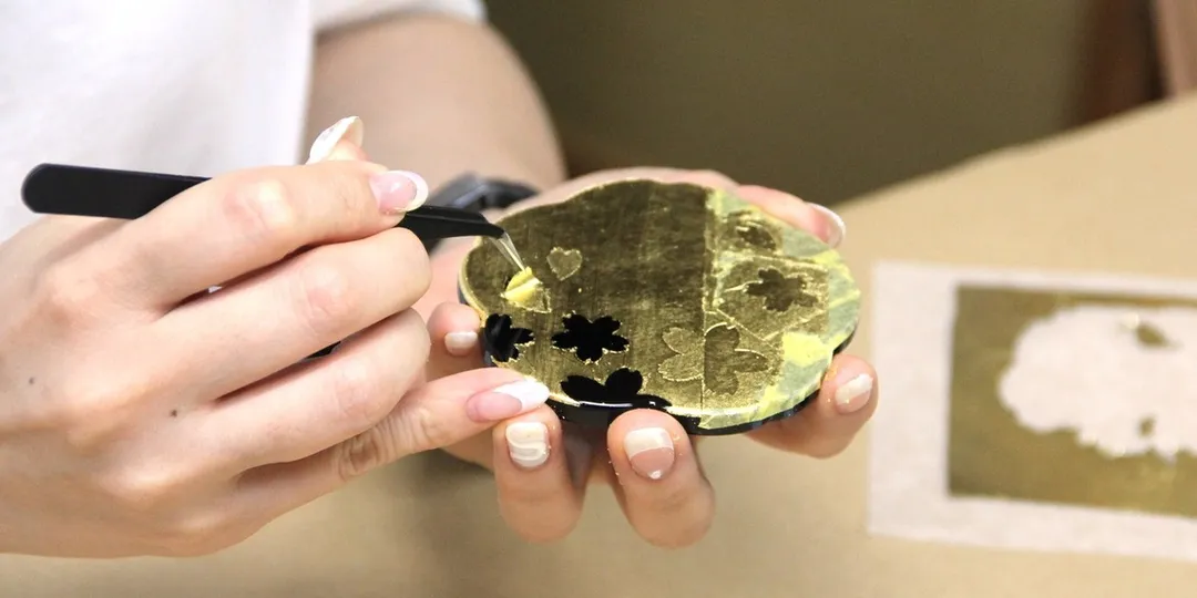 Utensil nihonbashi yume higashi main store - experience the beauty of Japanese traditional culture (workshop experience of gold leaf application, simple maki-e technique and basic kintsugi repair)_image