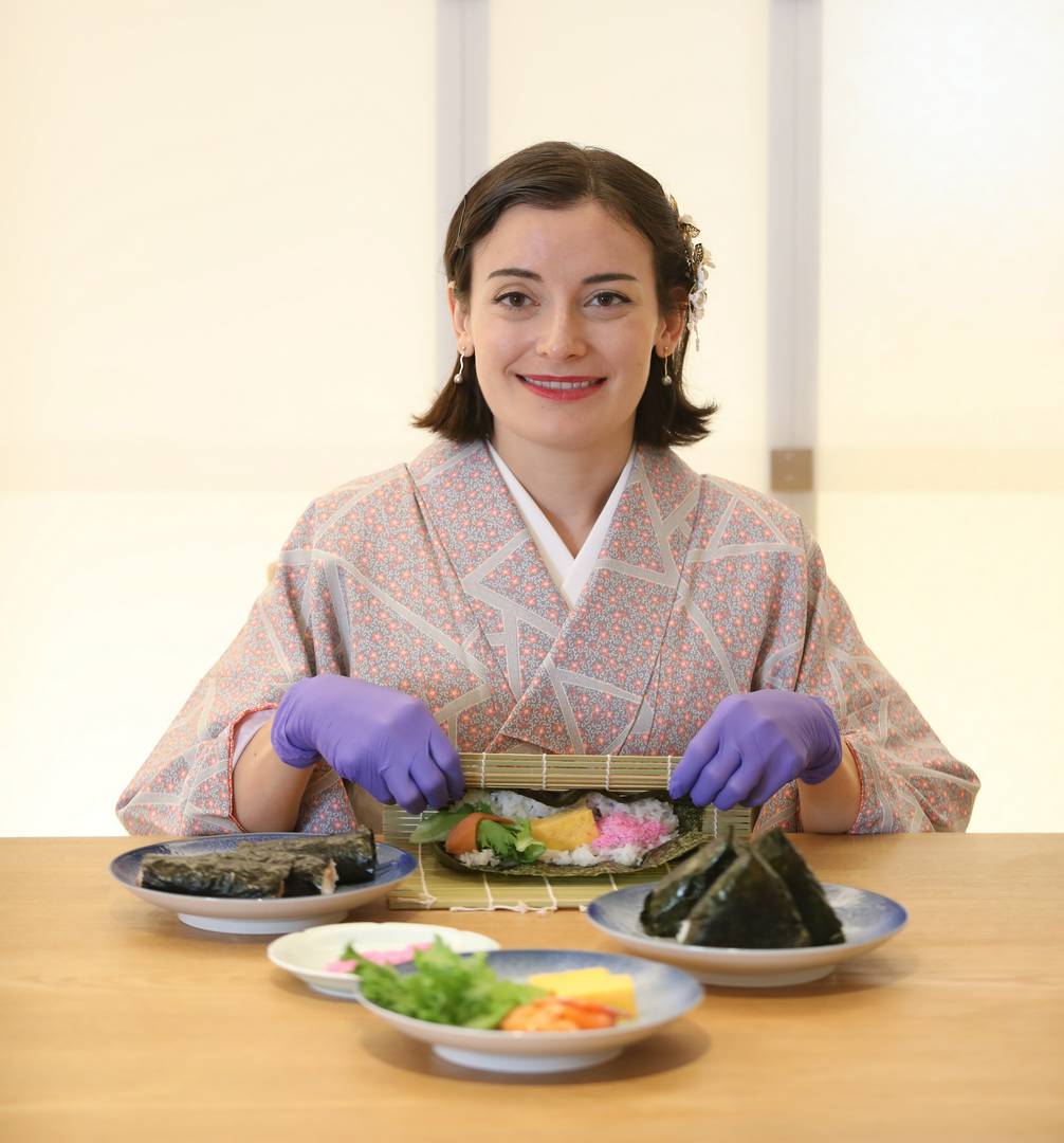 东京弘法寺手卷寿司和饭团制作课程_image