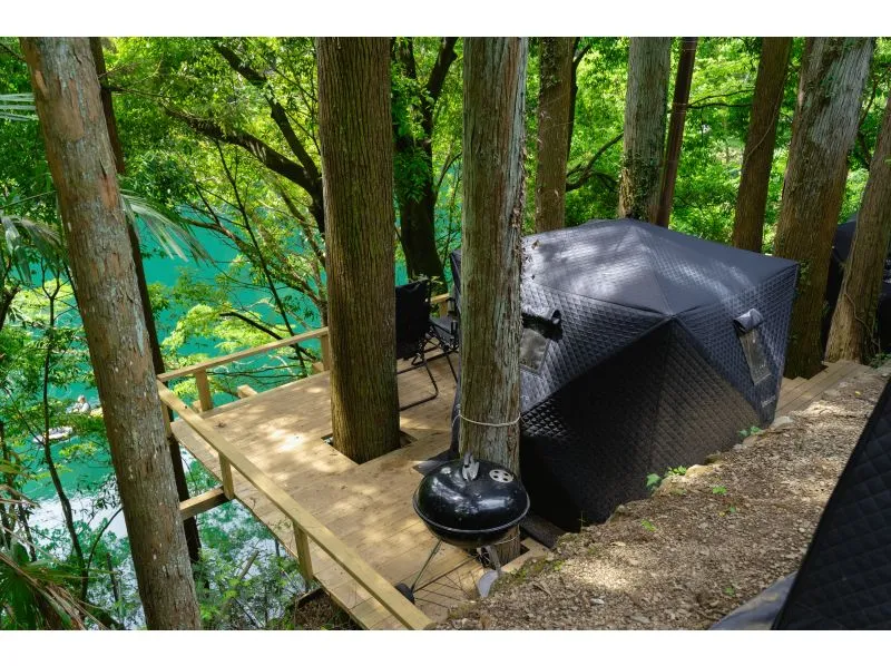[Tokyo/Okutama] Tent sauna & SUP rental at Lake Shiromaru with a lakeside water bath!_image